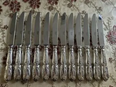12 couteau DE TABLE COUVERTS