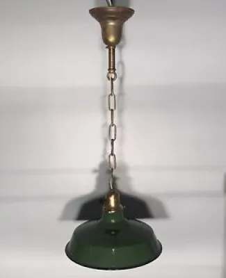 Antique Brass Pendant - industrial