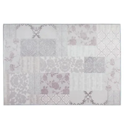 Tapis Rectangulaire Gris - polyester