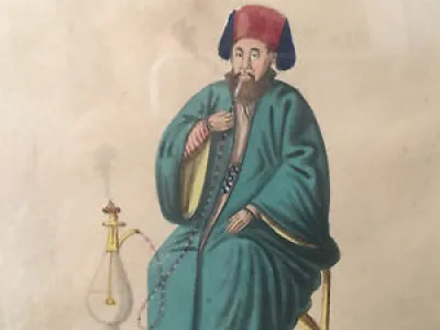 Dessin Aquarellé Costume - turkish