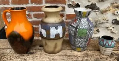 LOT DE 4 VASES PICHET - ceramics