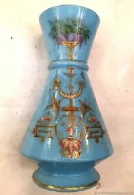 Vase ancien en verre - dorure