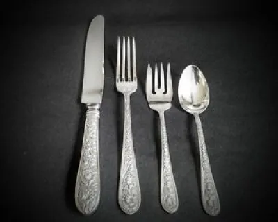 RARE 4pc DINNER SIZE - sterling silver