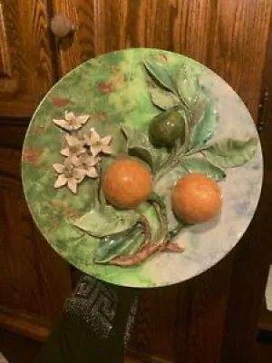 Ancienne assiette en - oranges