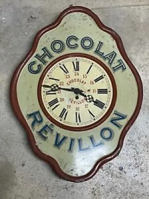 Plaque pendule chocolat