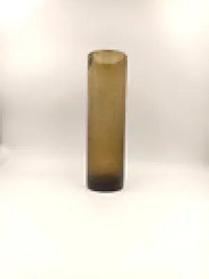 Vase rouleau verre bullé