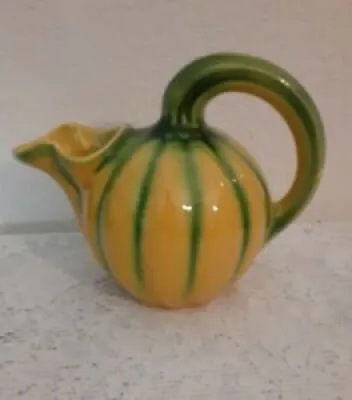 Barbotine Majolica Melon - pitcher