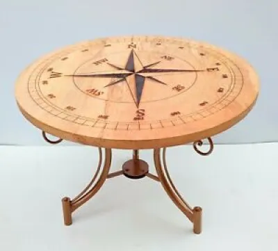  Nautical Compass Wooden Garden Bar 