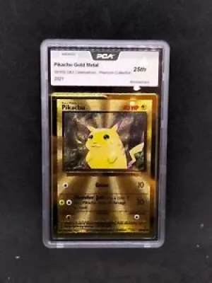 Pikachu Gold Metal 58/102