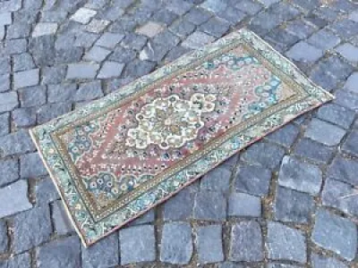 Turkish small rugs, Vintage - bohemian