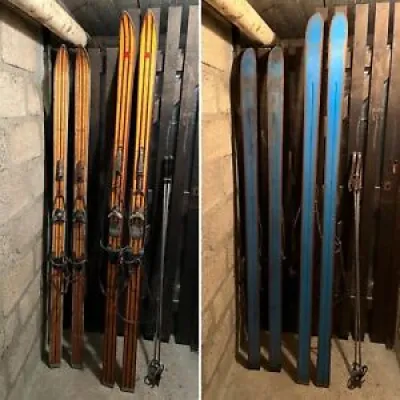 Lot Deux Paires ski Vintage