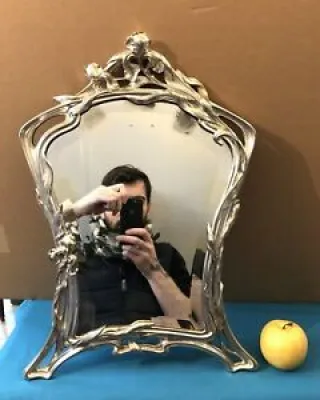 Ancien miroir de table - saglier