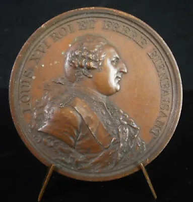 Médaille LOUIS XVI ROI - frere
