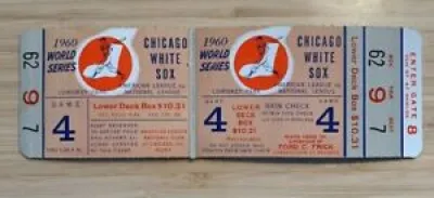 1960 Chicago White Sox - game
