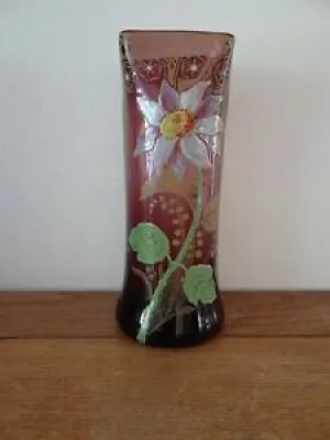Superbe Vase Emaillé - muguet