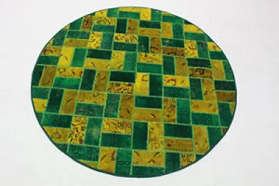 Beau tapis oriental patchwork