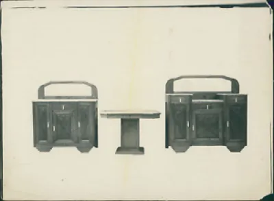 Les années 1900, mobilier