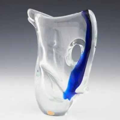 Vase en verre biomorphe - rudolf