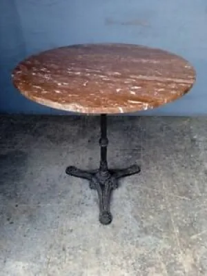 Table bistrot marbre - 70cm