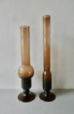 Paire de vases en verre - aseda