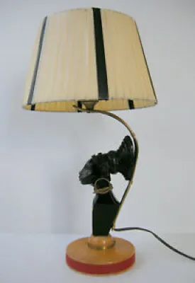 LAMPE VINTAGE 1950 africaine