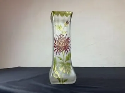 LEGRAS Ancien vase émaillé - acide