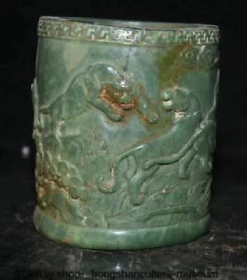 4.8  China Green Jade - carved