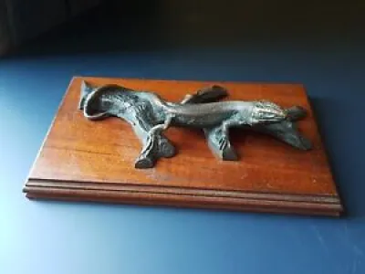Sculpture bronze animalier - brune