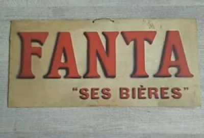 Bières Fanta pancarte - schmitt