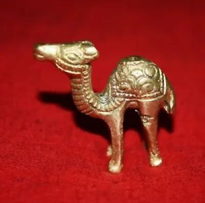 Camel Statue Métal Blanc - animal