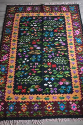 Antique tapis roumain - romanian rug