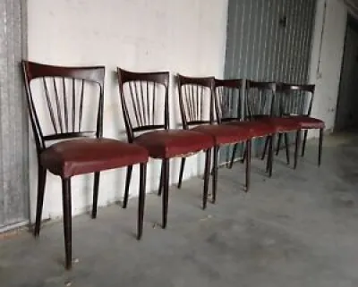 6 sedie VINTAGE Mogano