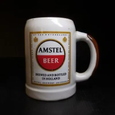 Chope bière céramique - amsterdam