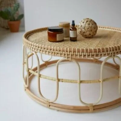 Table basse ronde modern - hiver