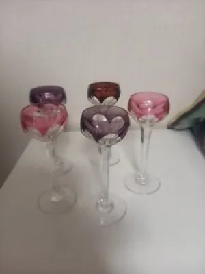 Service de 6 verres en cristal