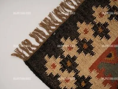 Kilim wool Jute Rugs - bohemian
