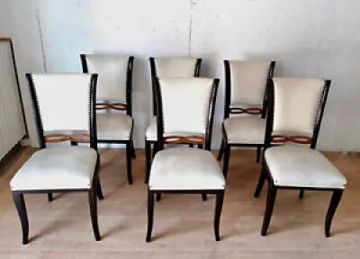 Lot de 6 chaises art - borsani