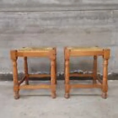 Paire de tabouret stool