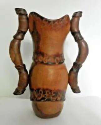  Vase type NOLL  en bois