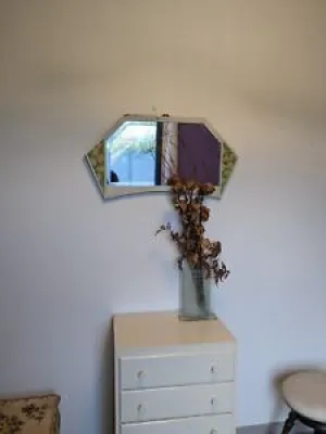 Miroir hexagonal biseauté