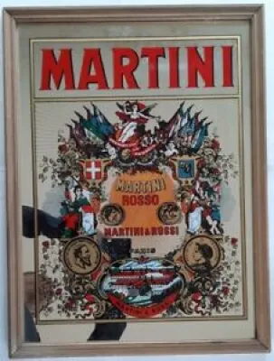 Ancien MIROIR MARTINI - rosso