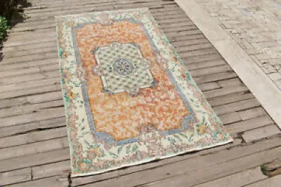 turkish rug 3x6 Handwoven - wool