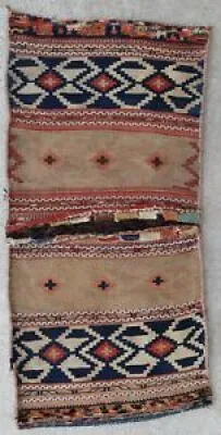 Tapis textile kilim dessus - shahsavan