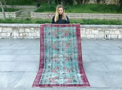 MULTI COLOR HANDMADE - turkish oushak wool
