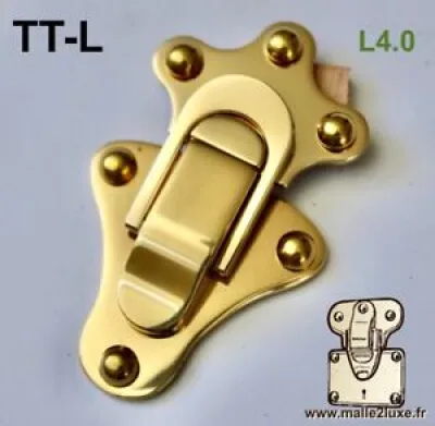 Fermoir TT-L laiton massif - brass