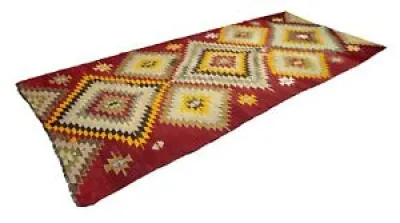 Konya Kilim rug, 5.5x12.4ft, - rug