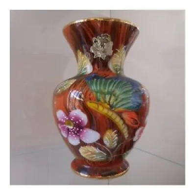 Vase céramique faïence - quaregnon