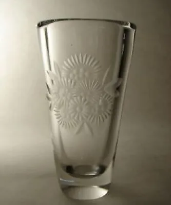 Sweden Art Glass Vase - gray