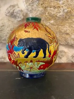 Vase boule  Panthères - thomas