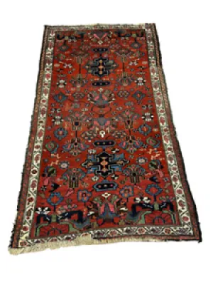 Ancien oriental persan noué à la main malais 180 x 100 cm rug